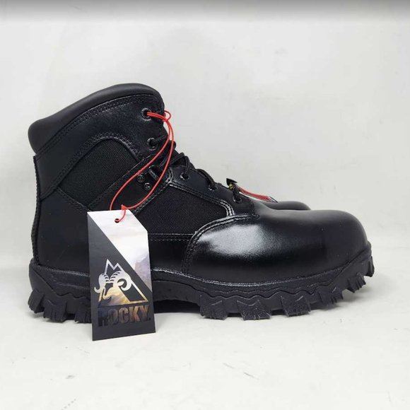 Men\'s 11.5W Rocky Boots Alpha Force combat comp toe FQ0006167 11.5 Wide main image 5